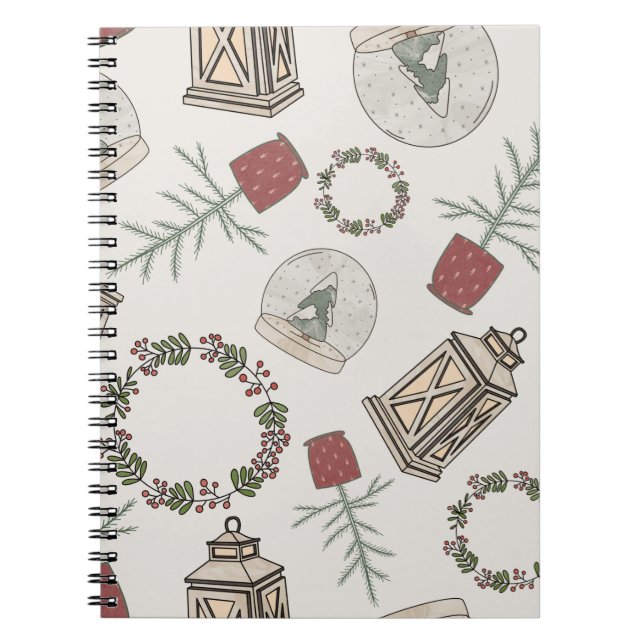Winter Farmhouse   Notebook (Front)
