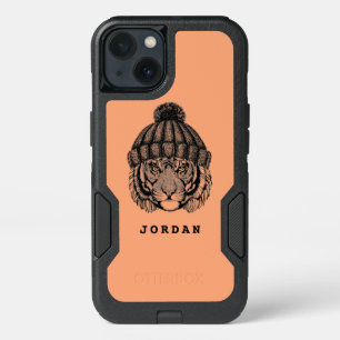 Winter Fashion Ready Tiger Add Your Name iPhone 13 Case
