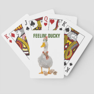 Winter "Feelin' Ducky" Poker Cards