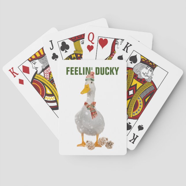 Winter "Feelin' Ducky" Poker Cards (Back)