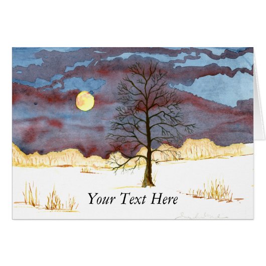 Winter Field Cards (Front Horizontal)