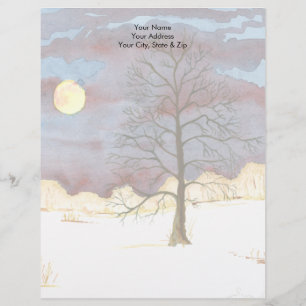 Winter Field Letterhead
