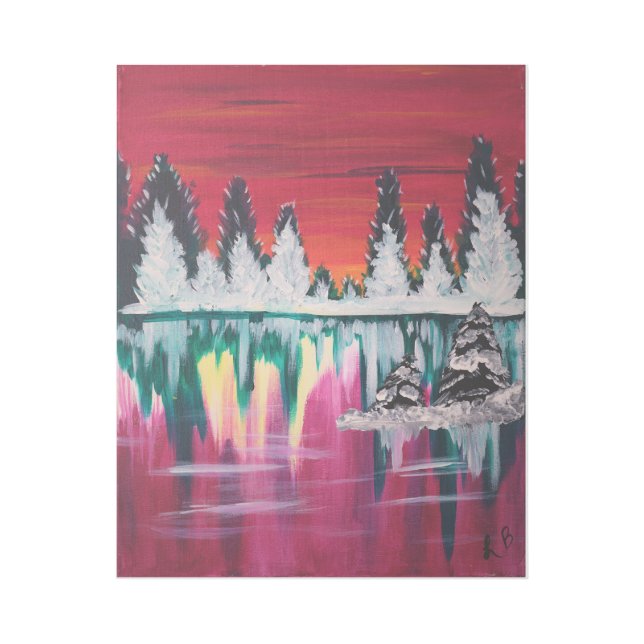 Winter Fire Above and Below Gallery Wrap (Front)