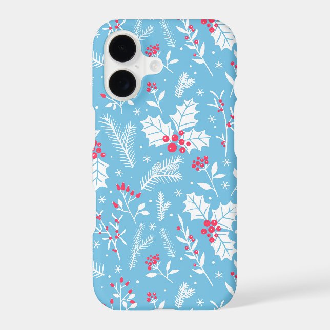 Winter flora 2 iphone case (Back)