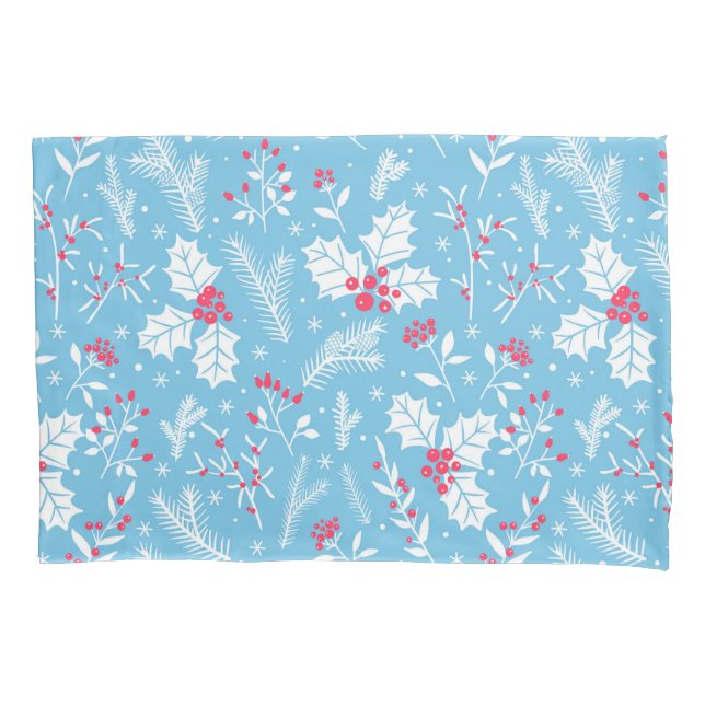 Winter flora 2 pillow case (Front)