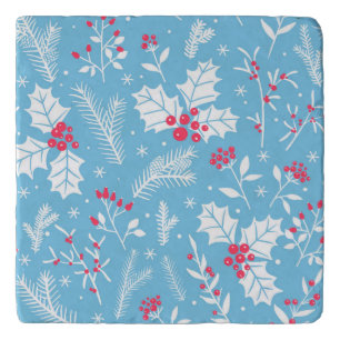 Winter flora 2 trivet