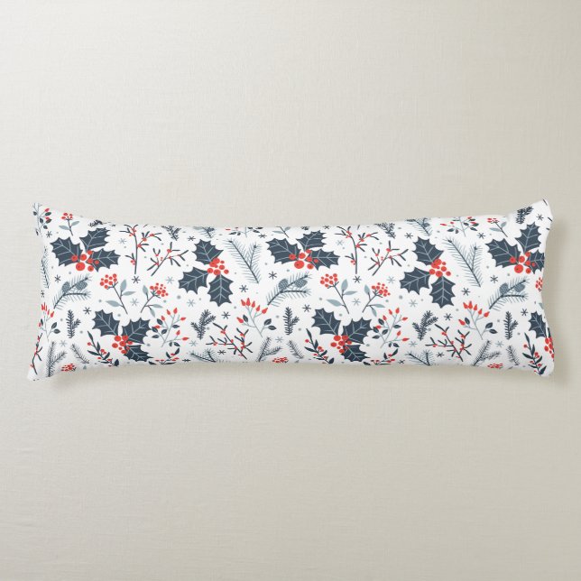 Winter flora body pillow (Front)