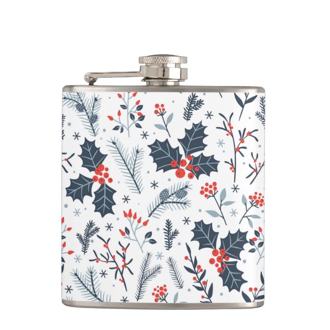 Winter flora flask (Front)