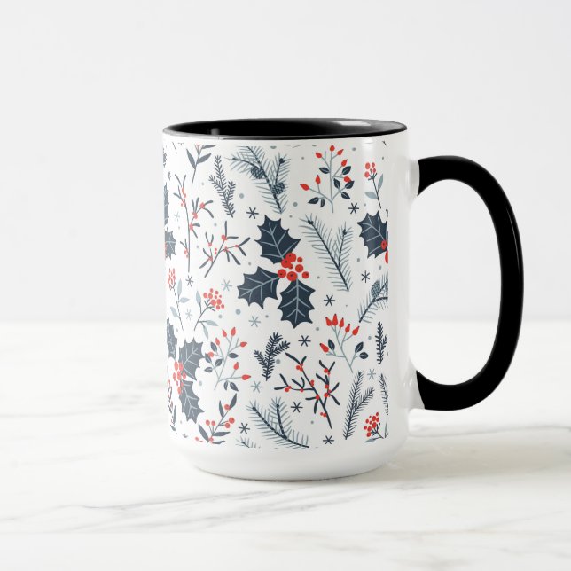 Winter flora mug (Right)