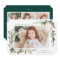 Winter Floral Frame | Holiday Photo Card
