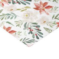 Winter Floral Tissue Paper