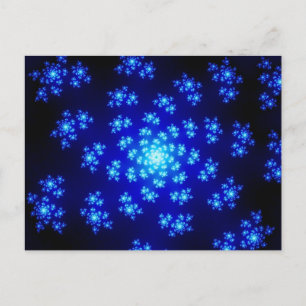 Winter Floral Sprinkles Postcard