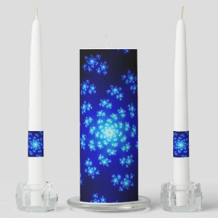 Winter Floral Sprinkles Unity Candle Set