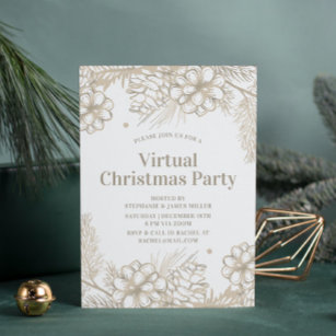 Virtual Christmas Party Invitations & Invitation Templates