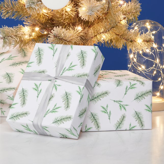 Winter Floral Wrapping Paper (Holidays)