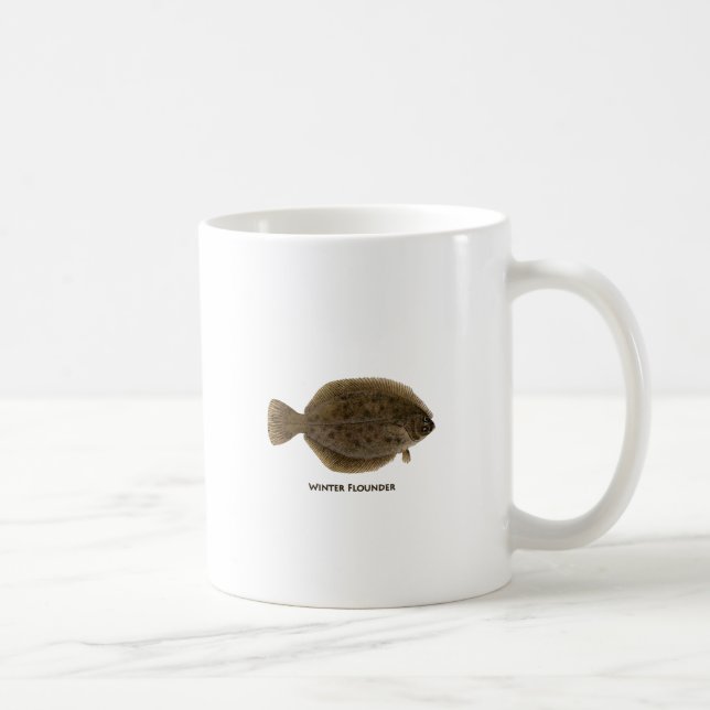 Winter Flounder Coffee Mug (Right)