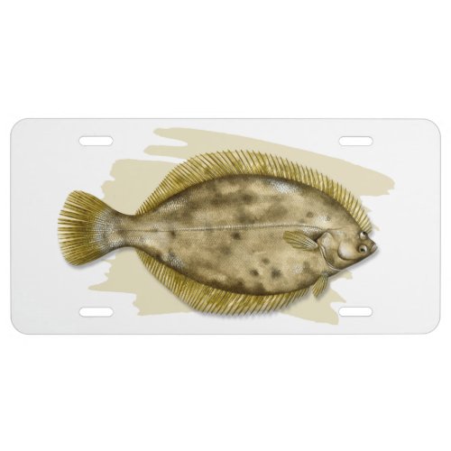 Winter Flounder License Plate