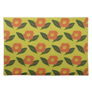 Winter Flower Cloth Placemat