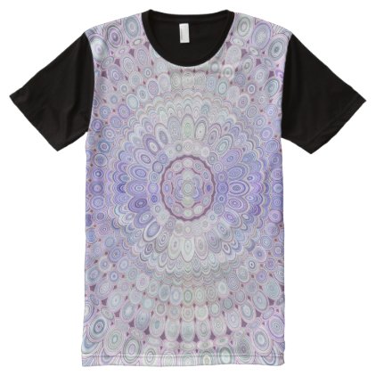 Winter Flower Mandala All-Over-Print Shirt