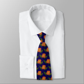 Winter Flower Neck Tie