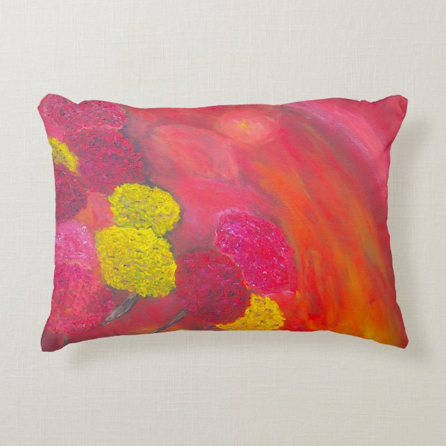 Winter flower pillow (Front)