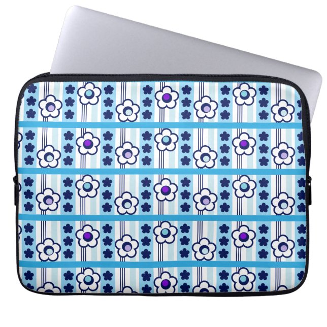Winter Flowers Laptop Sleeve (Front)
