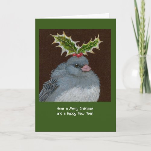 Winter Fluff Christmas card