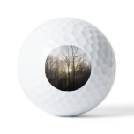 Winter Fog Sunrise Nature Photography Golf Balls