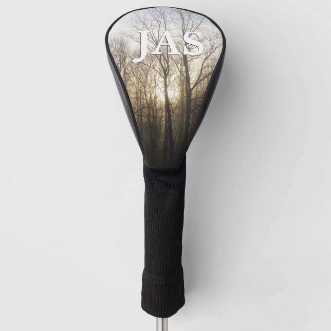 Winter Fog Sunrise Nature Photography Golf Head Cover (Front)
