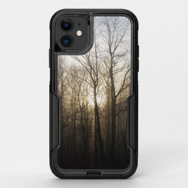 Winter Fog Sunrise Nature Photography Otterbox iPhone Case (Back)