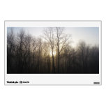 Winter Fog Sunrise Nature Photography Wall Decal