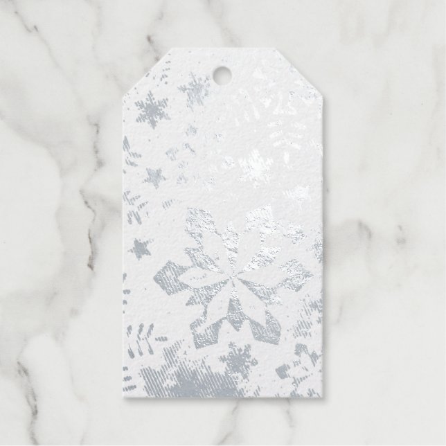Winter Foil Gift Tags (Front)