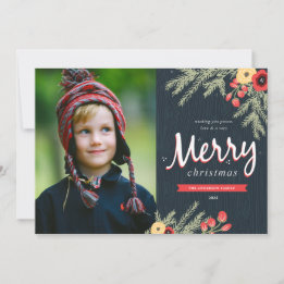 Winter Foliage Holiday Card