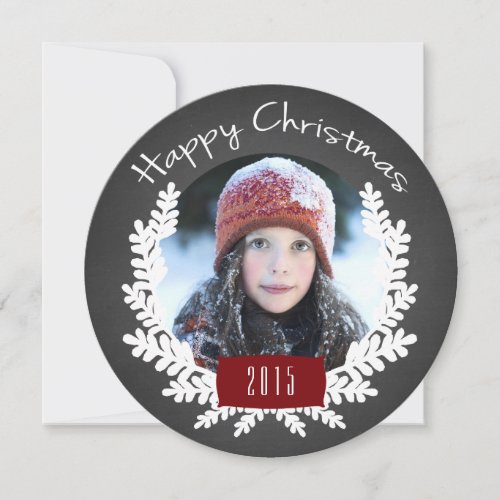 Winter Foliage UK Holiday Photo Card