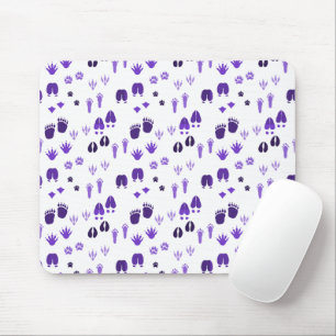 Winter Footprints Mouse Pad
