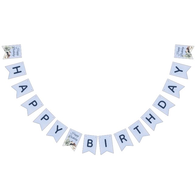 Winter Forest Birthday Banner (All)