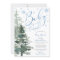 Winter Forest Blue It's Cold Outside Baby Shower