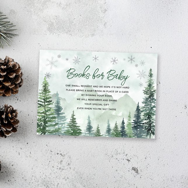 Winter Forest Books for Baby Enclosure Card (Creator Uploaded)