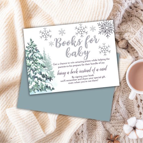  Winter Forest  Books for Baby Enclosure Card