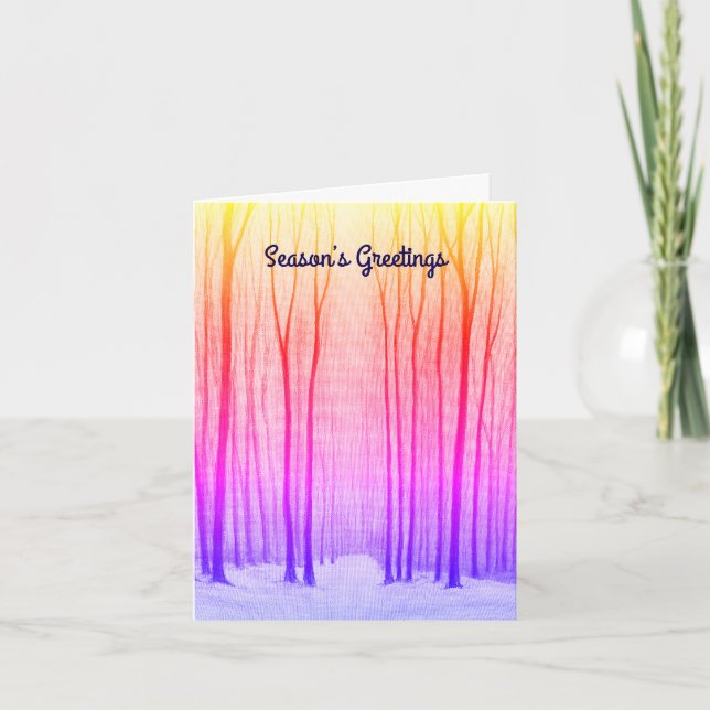 Winter Forest  Card (Front)