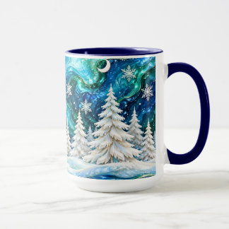 Winter Forest Christmas Mug