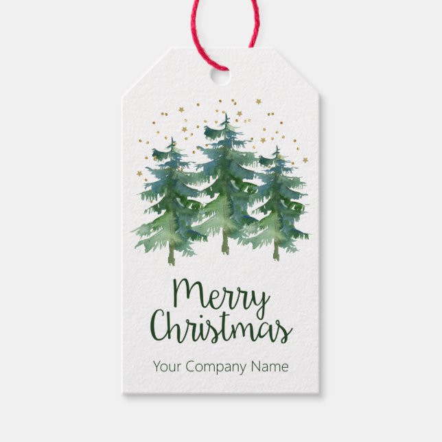 Winter Forest Company Gift Tags (Front)