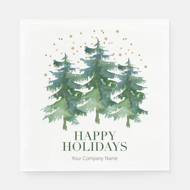 Winter Forest Company Napkins (Front)