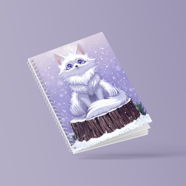 Winter forest : cute whimsical Fox wildlife Notebook (Creator Uploaded)