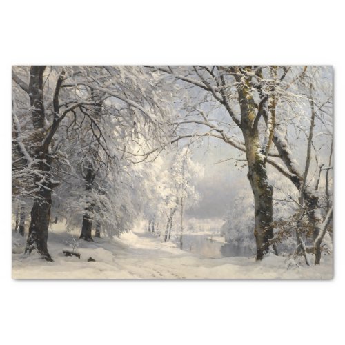 Winter Forest Decoupage Tissue Paper