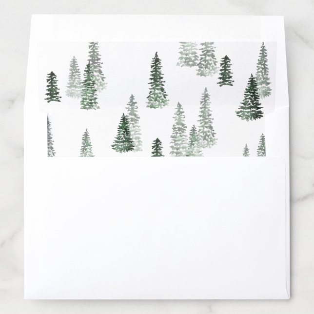 Winter Forest Envelope Liner (In Envelope)