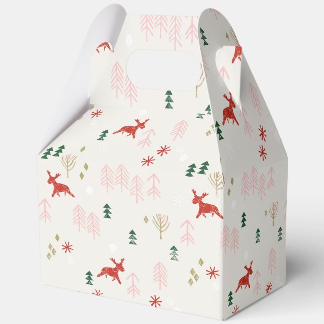 Winter forest favor boxes (Front)