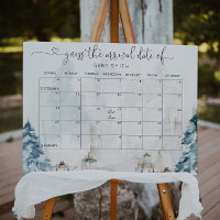 Winter forest gender neutral Guess the Due date