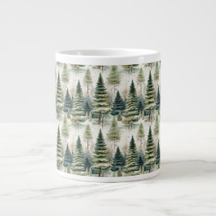 Winter Forest Giant Coffee Mug