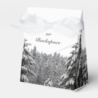 Winter Forest Gift Box Personalized Holiday Boxes